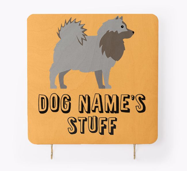 'Dog's Stuff' - Personalised {breedFullName} Lead & Collar Hanger